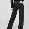 Donna Only | Jeans Larghi Only Onljuicy Hw Rea244 Noos Nero