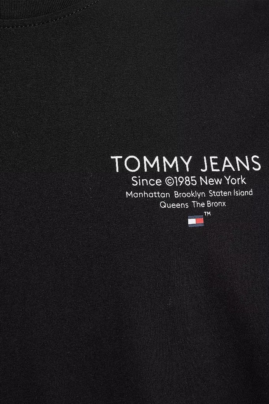 Uomo Tommy Hilfiger | T-Shirt Tommy Hilfiger Esstnl Grap Nero