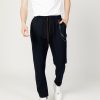 Uomo Gianni Lupo | Pantaloni Con Cavallo Basso Gianni Lupo Leonard Blu