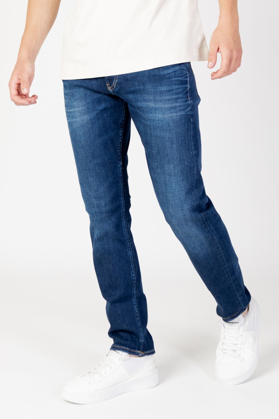 Uomo Calvin Klein | Jeans Slim Calvin Klein Slim Denim