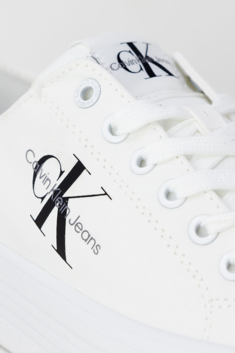 Donna Calvin Klein | Sneakers Calvin Klein Vulc Flatform Essent Bianco