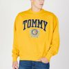 Uomo Tommy Hilfiger | Felpa Senza Cappuccio Tommy Hilfiger Tjm Boxy College Giallo