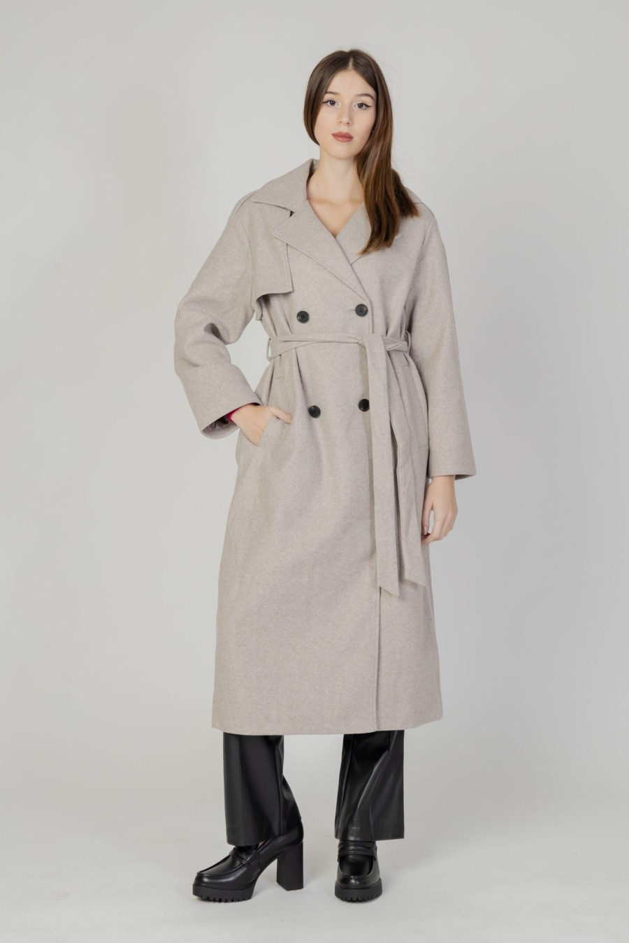 Donna Only | Cappotto Only Onlnancy Life Otw Beige