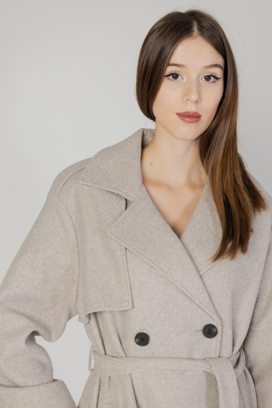 Donna Only | Cappotto Only Onlnancy Life Otw Beige