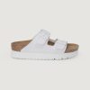 Donna Birkenstock | Sandali Birkenstock Arizona Platform Bianco