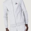 Uomo Le Coq Sportif | Felpa Senza Cappuccio Le Coq Sportif Ess Fz Sweat N°4 Grigio