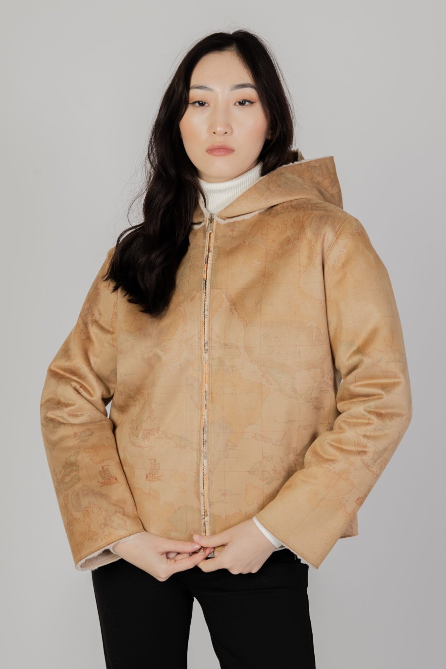 Donna Alviero Martini Prima Classe | Cappotto Alviero Martini Prima Classe Beige