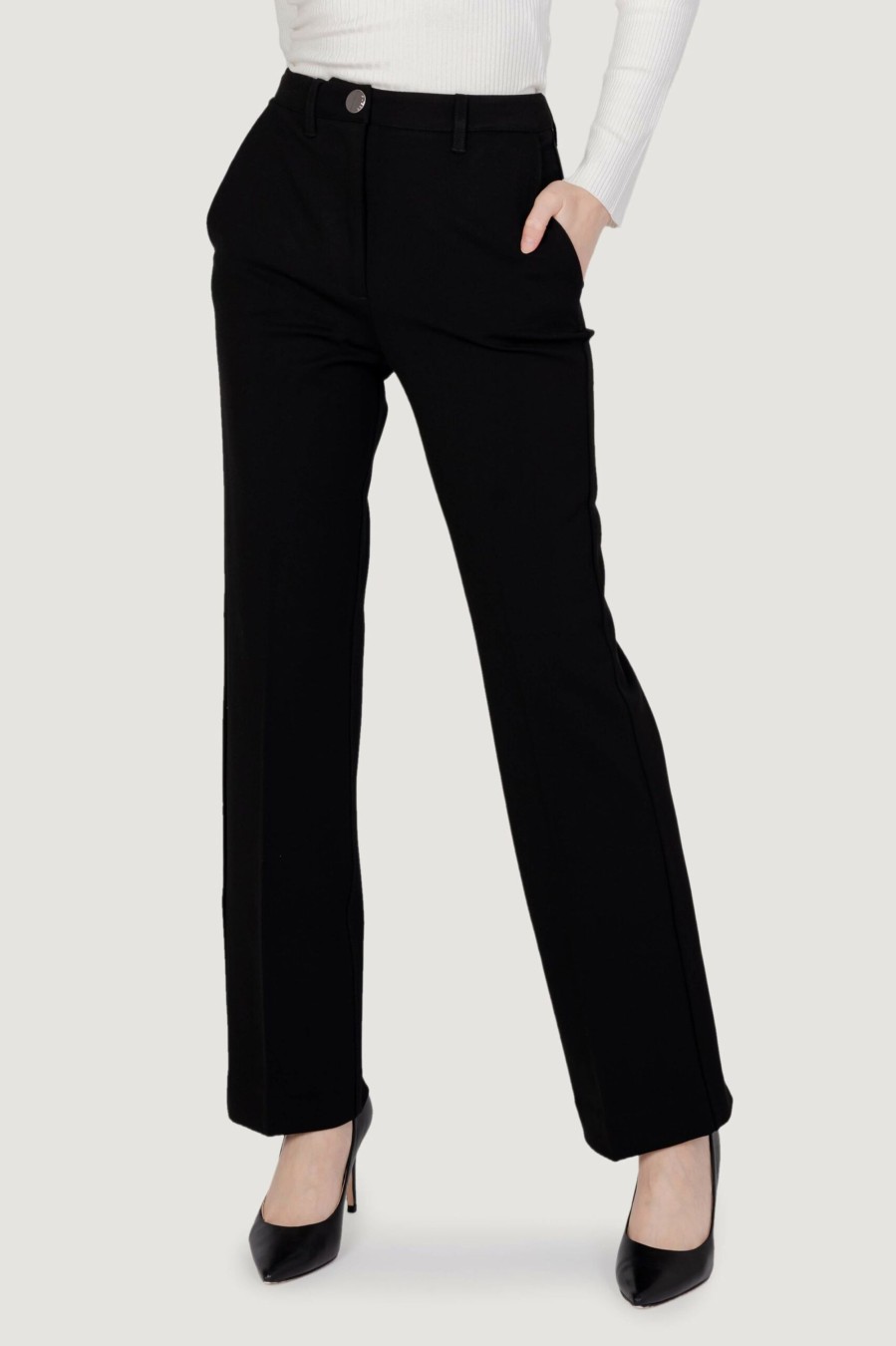 Donna Guess | Pantaloni A Sigaretta Guess Zoe Nero