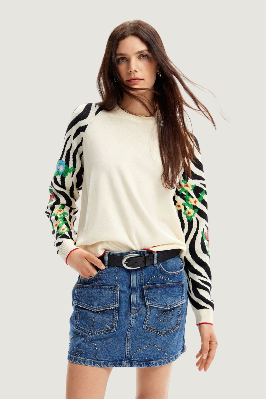 Donna Desigual | Maglia Desigual Rin Crema