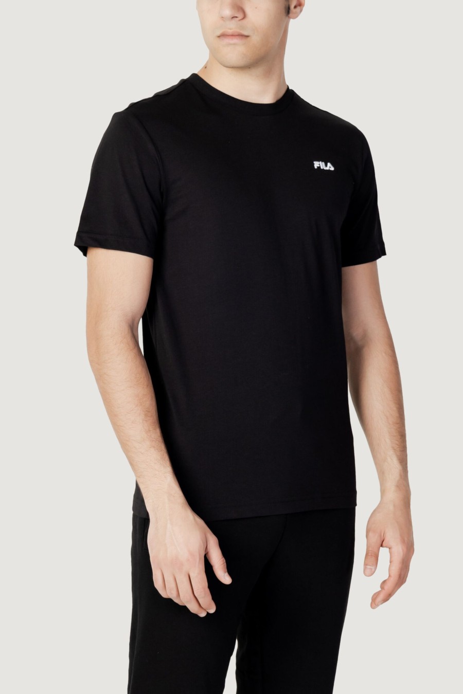 Uomo Fila | T-Shirt Fila Berloz Nero