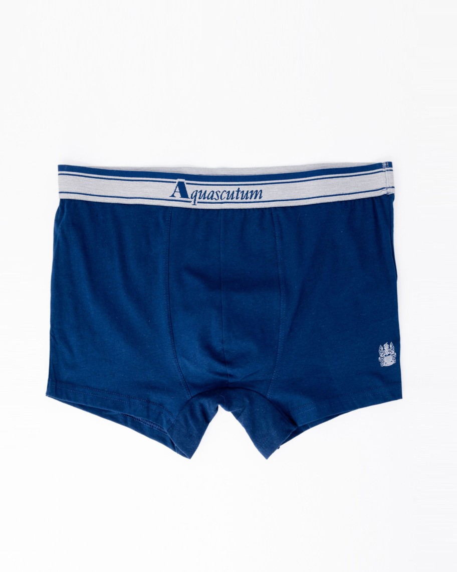 Uomo Aquascutum | Boxer Aquascutum Active Underwear Boxer Triple Pack Nero