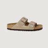 Donna Birkenstock | Ciabatte Con Fascia Birkenstock Arizona Beige