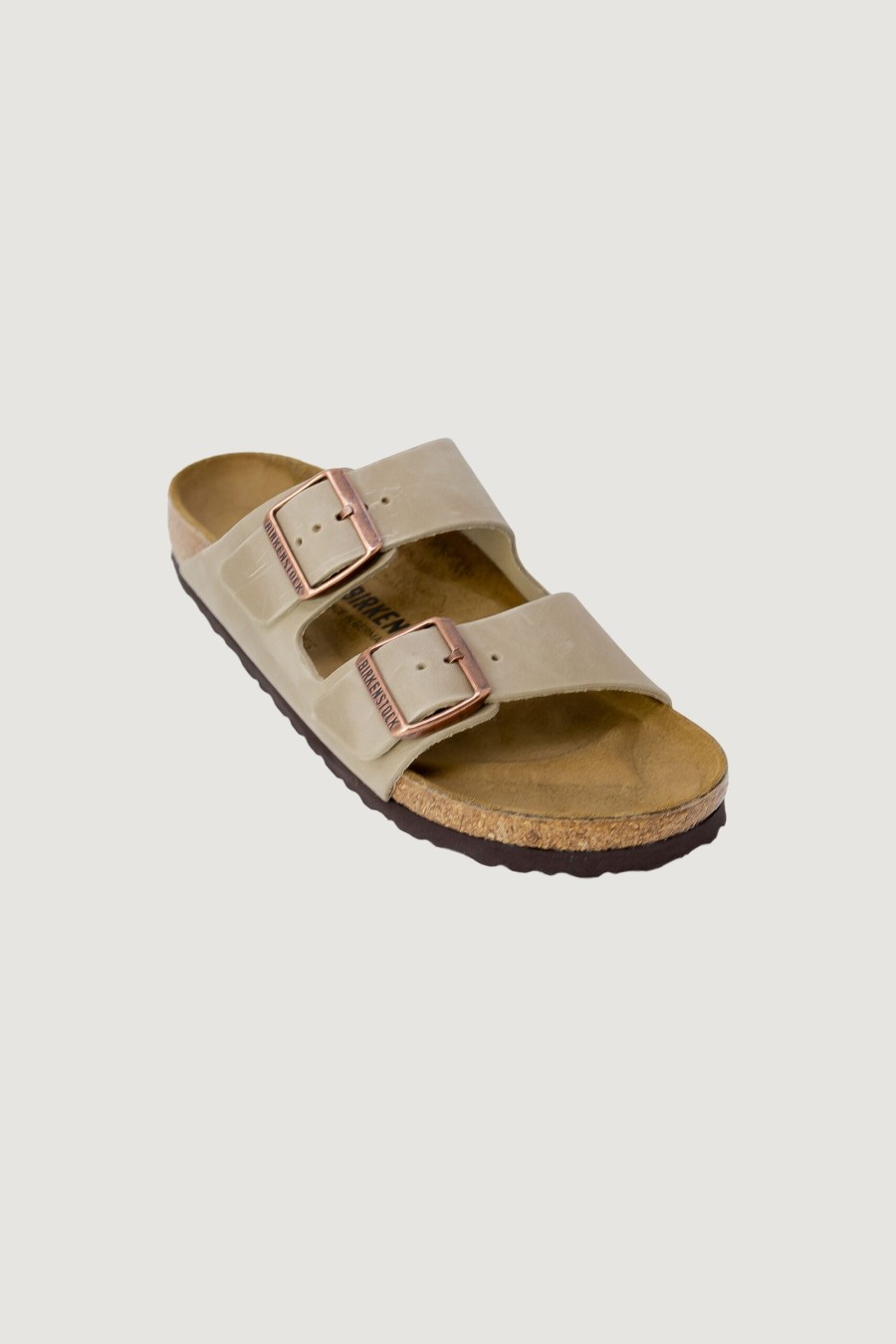 Donna Birkenstock | Ciabatte Con Fascia Birkenstock Arizona Beige