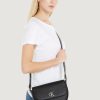 Donna Calvin Klein | Borsa Calvin Klein Minimal Monogram Saddle Nero