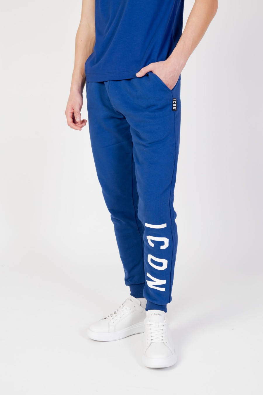 Uomo Icon | Pantaloni Sportivi Icon Logo Blu