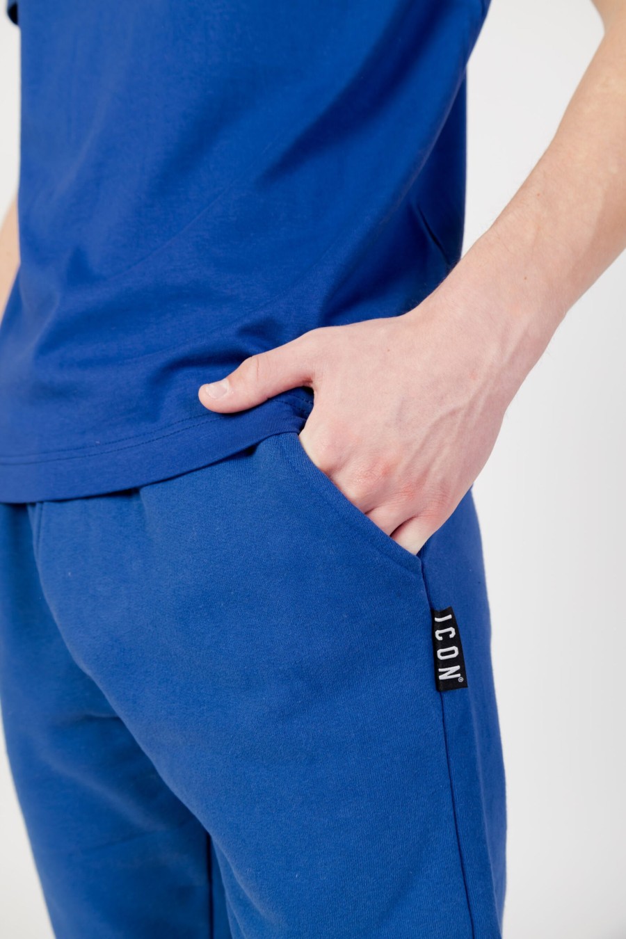 Uomo Icon | Pantaloni Sportivi Icon Logo Blu