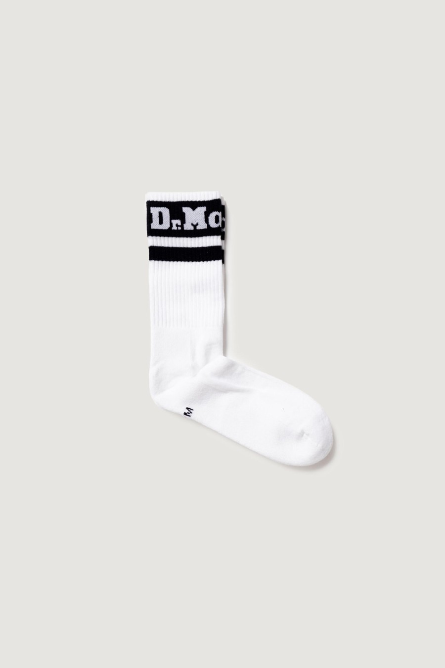 Donna Dr. Martens | Calzini Dr. Martens Athletic Logo Sock Organic Cotton Blend Bianco