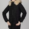 Donna Only | Piumino Only Onlnewcamilla Quilt Fur Hood Coat Cc Otw Nero