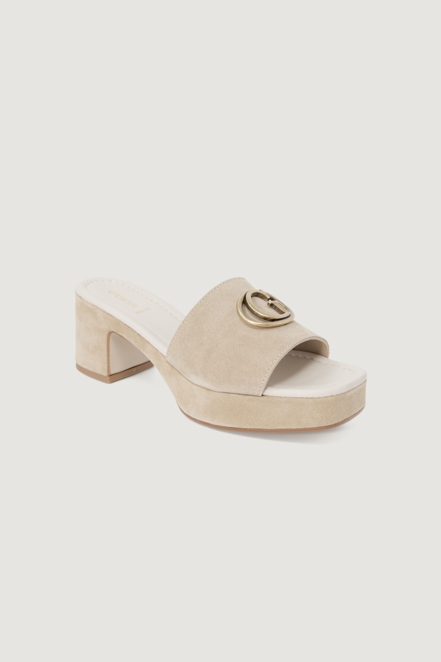 Donna Guess | Scarpe Con Tacco Guess Cinzia Beige