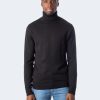 Uomo Jack Jones | Dolcevita Jack Jones Jjeemil Knit Roll Neck Noos Nero