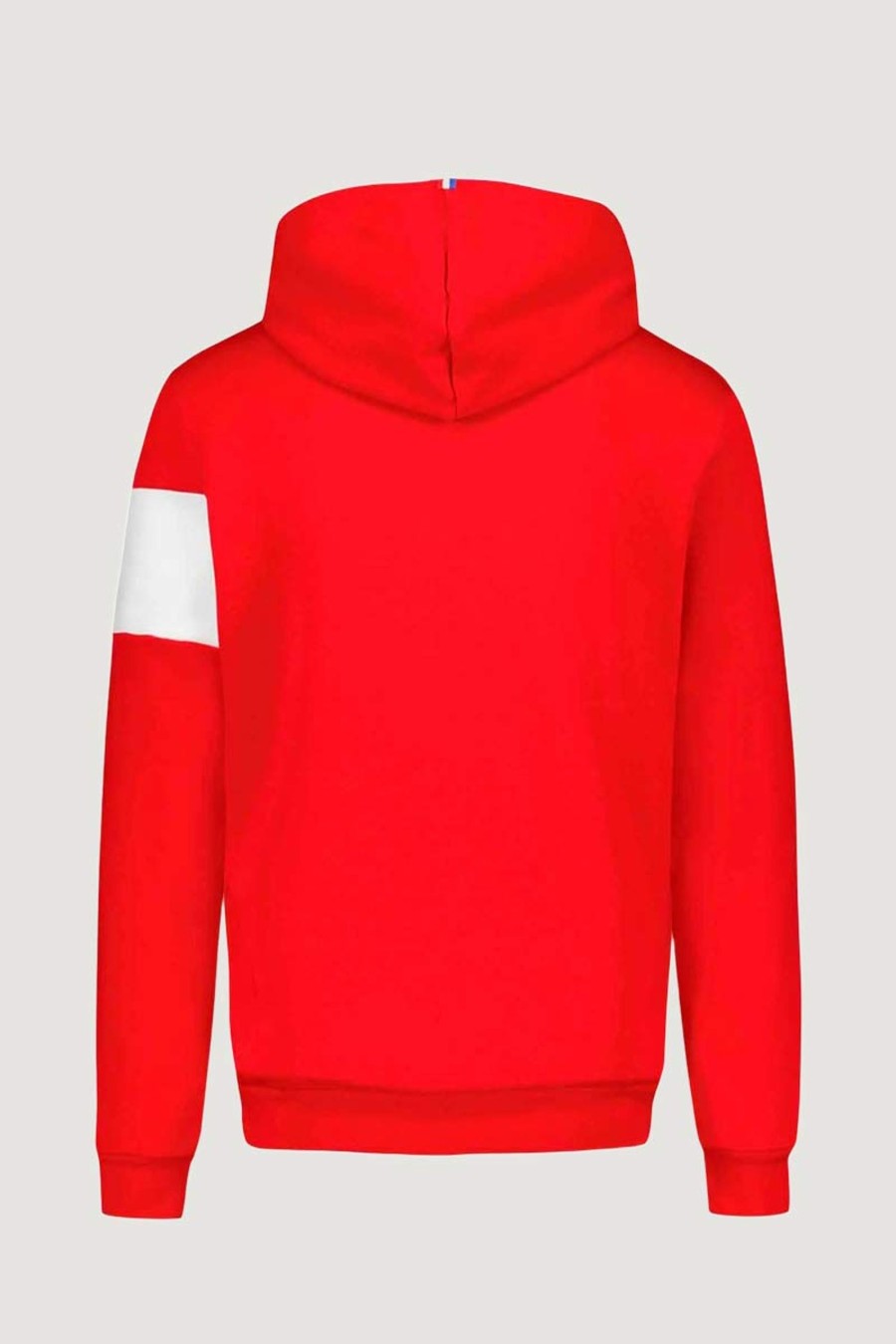 Uomo Le Coq Sportif | Felpa Con Cappuccio Le Coq Sportif Bah Hoody Rosso