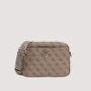 Donna Guess | Borsa Guess Meridian Camera Bag Beige Scuro