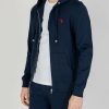 Uomo U.S. Polo Assn. | Felpa Con Cappuccio U.S. Polo Assn. Luke Blu