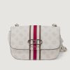 Donna Guess | Borsa Guess Nelka Crossbody Flap Panna