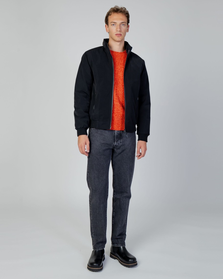 Uomo Aquascutum | Giacchetto Aquascutum Active Urban Jacket Nero