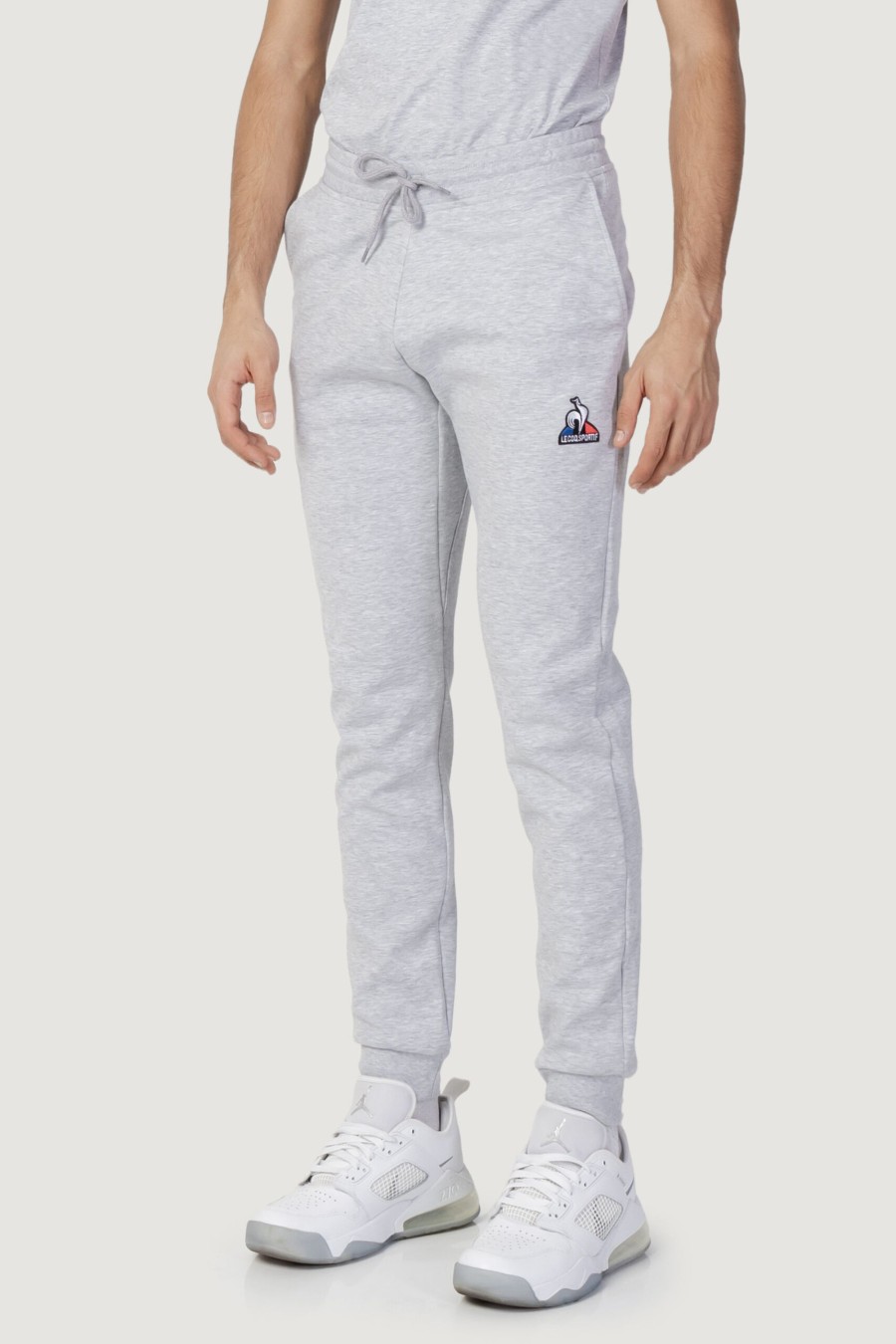 Uomo Le Coq Sportif | Pantaloni Sportivi Le Coq Sportif Ess Pant Regular Grigio