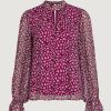 Donna Vila Clothes | Bluse Manica Lunga Vila Clothes Vifalia Roe L/S Magenta