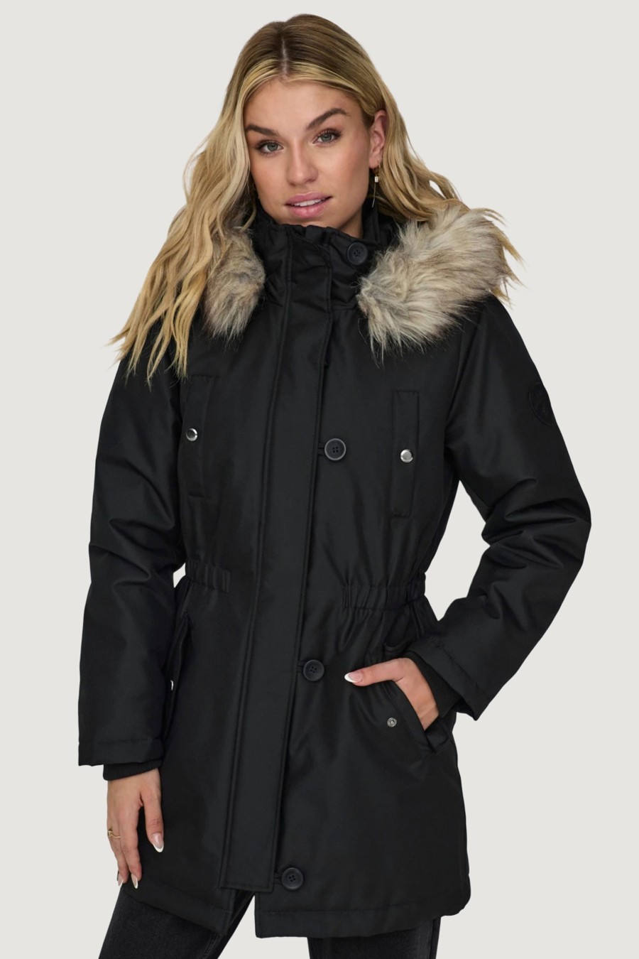 Donna Only | Parka Only Onliris Fur Winter Parka Cc 2023 Otw Nero