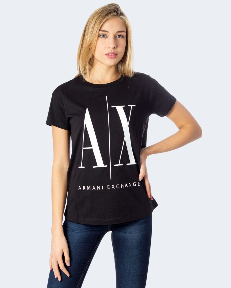 Donna Armani Exchange | T-Shirt Armani Exchange Nero