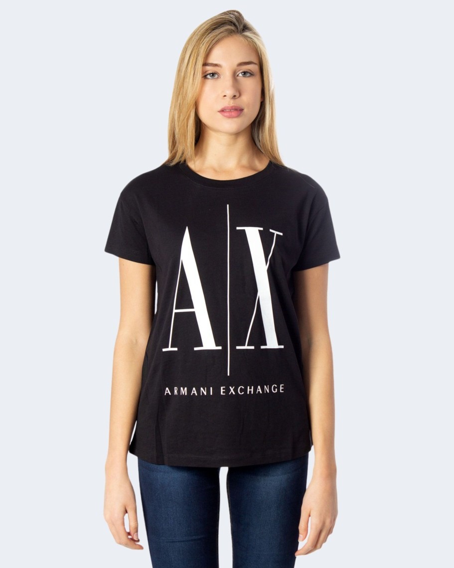 Donna Armani Exchange | T-Shirt Armani Exchange Nero