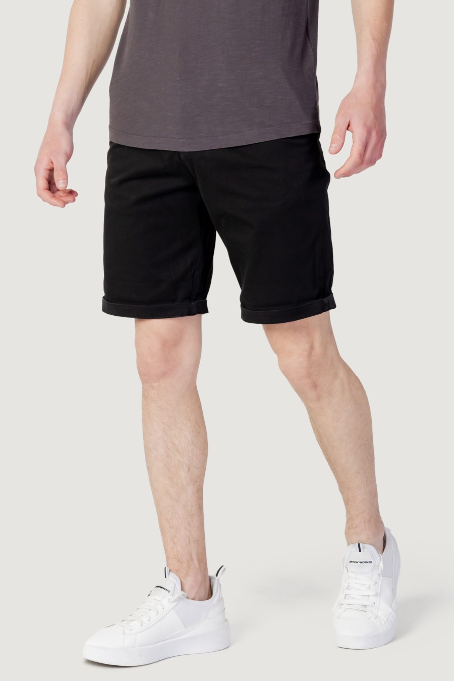 Uomo Jack Jones | Shorts Jack Jones Bowie Shorts Solid Sa Sts Nero