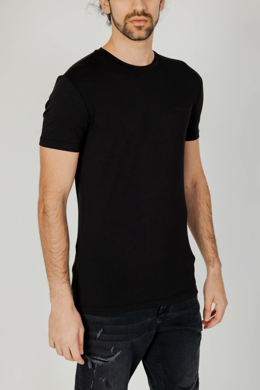 Uomo Antony Morato | T-Shirt Antony Morato Nero