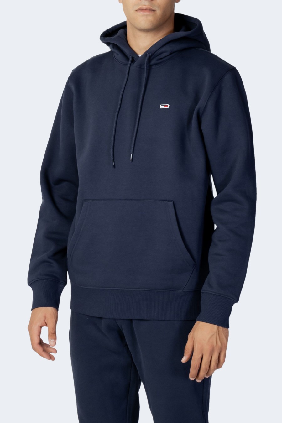 Uomo Tommy Hilfiger | Felpa Con Cappuccio Tommy Hilfiger Tjm Regular Fleece H Blu