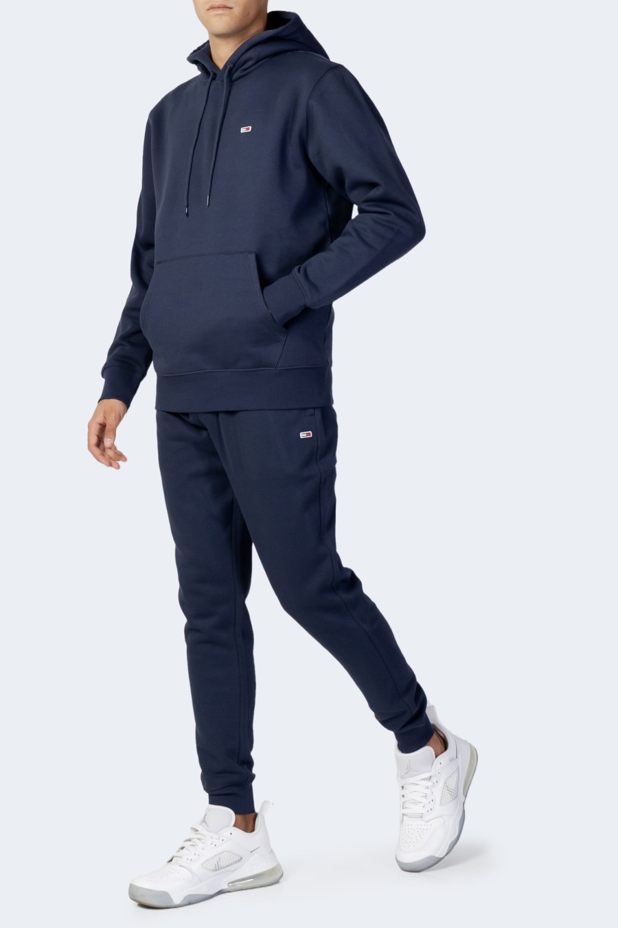 Uomo Tommy Hilfiger | Felpa Con Cappuccio Tommy Hilfiger Tjm Regular Fleece H Blu