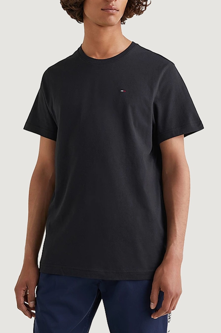 Uomo Tommy Hilfiger | T-Shirt Tommy Hilfiger Original Jersey Tee Nero