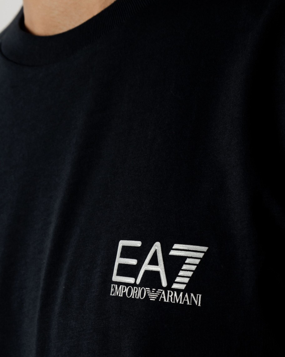 Uomo EA7 | T-Shirt Ea7 Blu