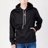 Uomo Calvin Klein | Felpa Con Cappuccio Calvin Klein Blocking Hoodie Nero