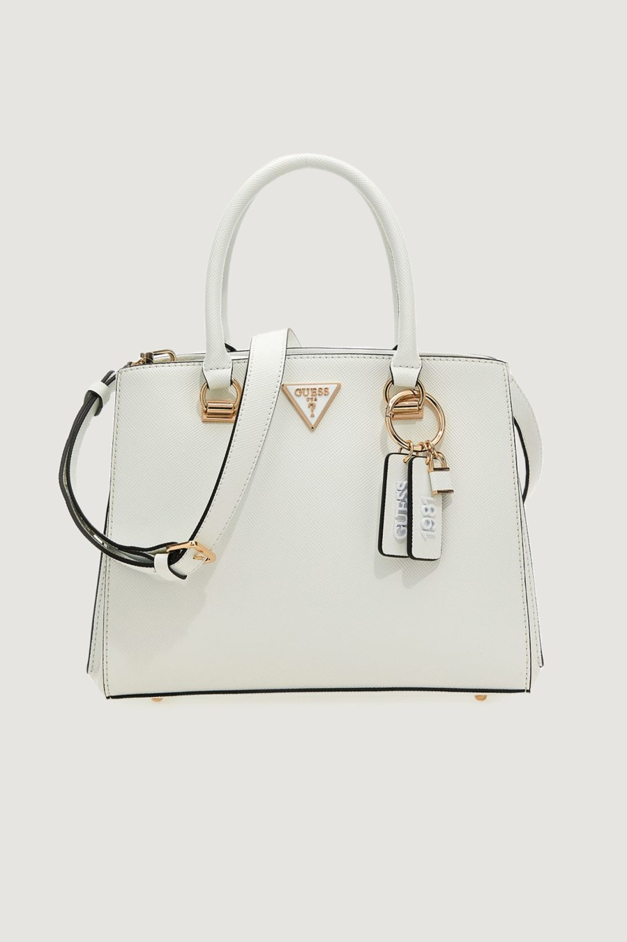 Donna Guess | Borsa Guess Noelle Girlfriend Satchel Bianco