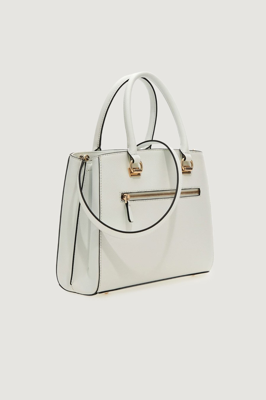 Donna Guess | Borsa Guess Noelle Girlfriend Satchel Bianco