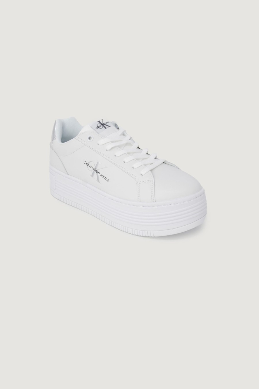 Donna Calvin Klein | Sneakers Calvin Klein Bold Platf Low Lace Argento