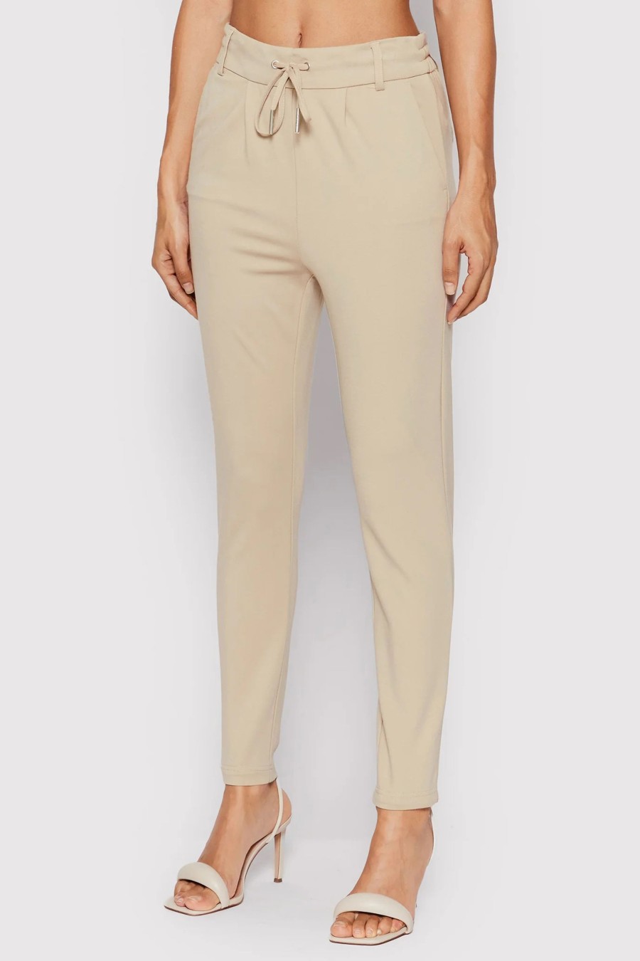 Donna Only | Pantaloni Only Onlpoptrash Life Easy Col Noos Beige Chiaro