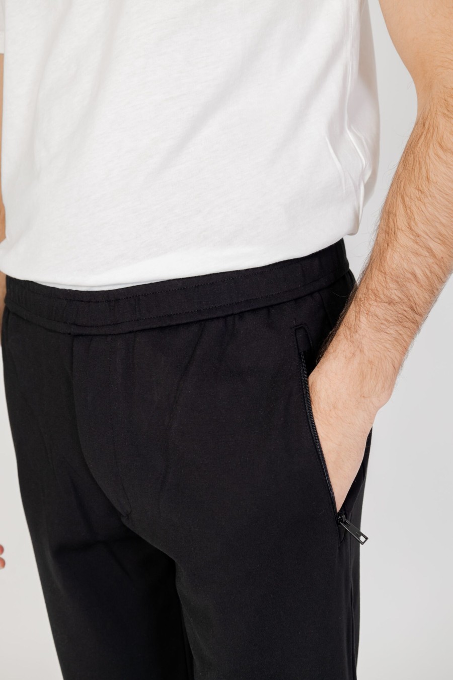 Uomo Armani Exchange | Pantaloni Slim Armani Exchange Nero