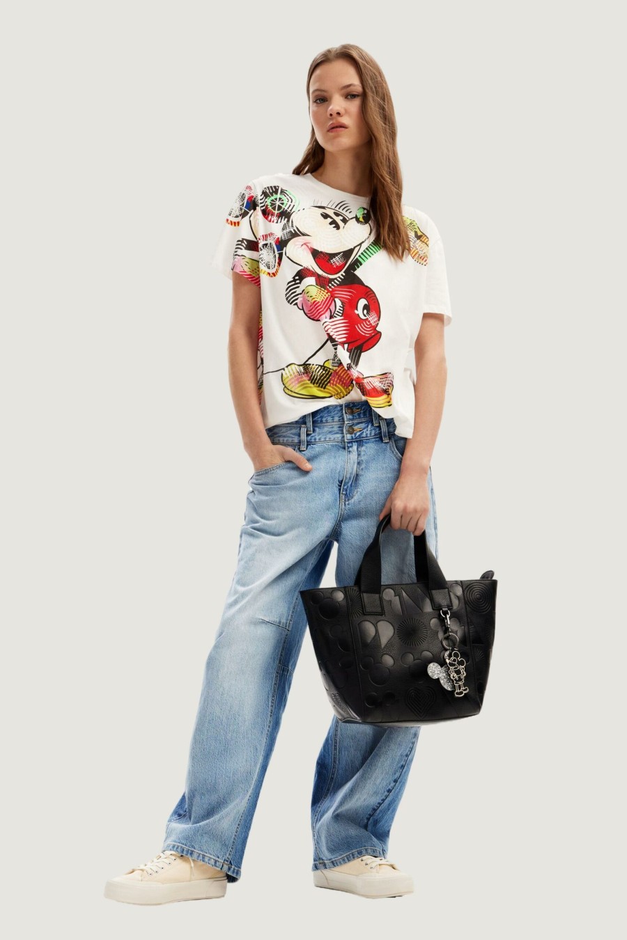 Donna Desigual | Borsa Desigual All Mickey Valdivia Nero