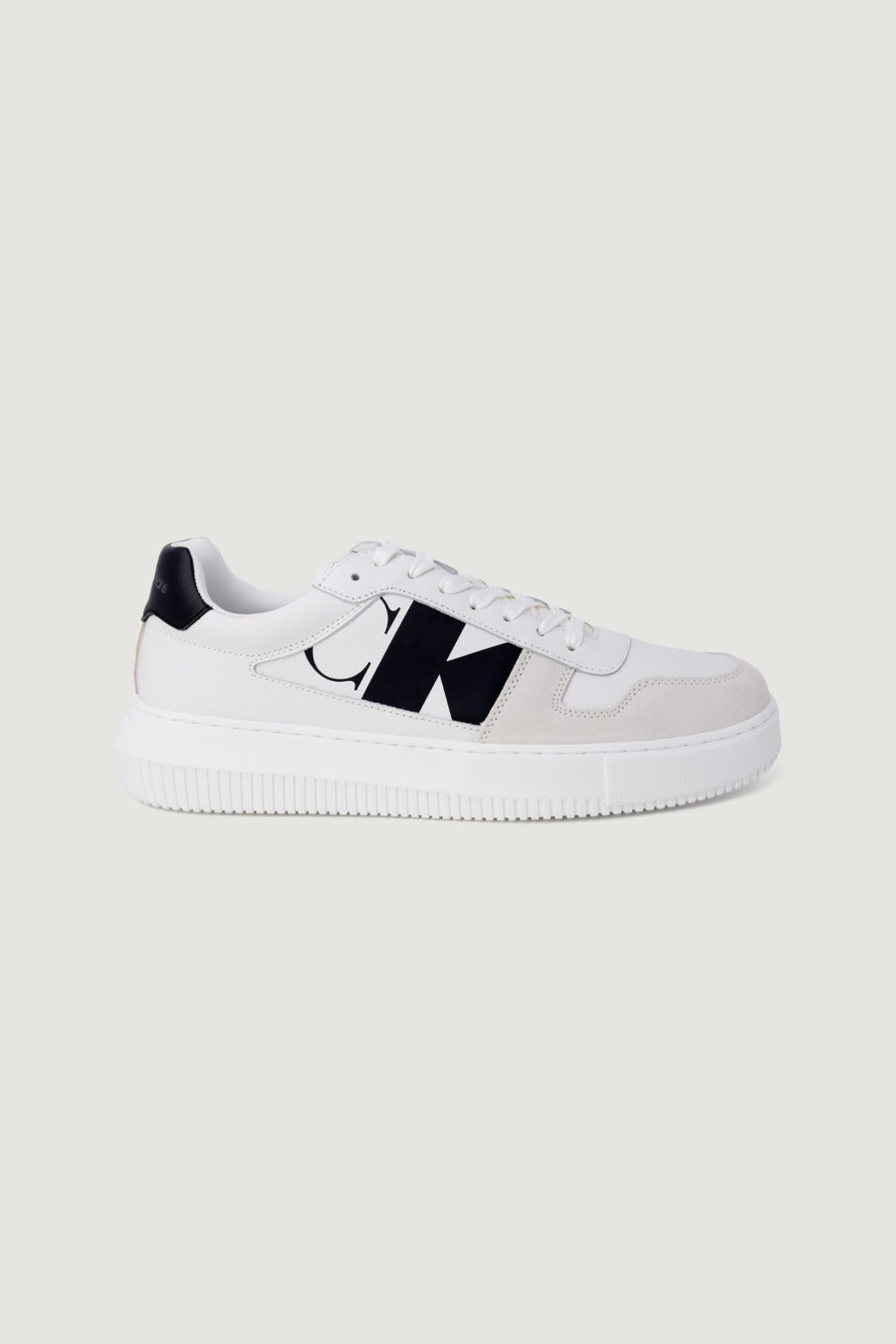 Uomo Calvin Klein | Sneakers Calvin Klein Chunky Cupsole Laceu Bianco