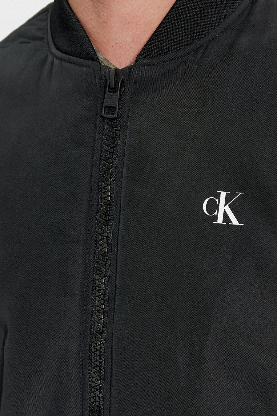 Uomo Calvin Klein | Piumino Calvin Klein Bomber Nero