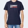 Uomo Tommy Hilfiger | T-Shirt Tommy Hilfiger Tjm Corp Logo Tee Blu